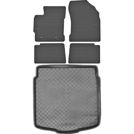 Toyota Auris II Kombi (2012–2018) – Set: Gummifußmatten + Kofferraummatte