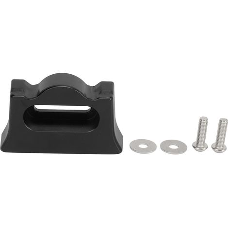 Rostfreier Türstopper aus Aluminium für die Heckklappe – Türstopper für Wrangler JL JLU 2018–2023 – Schwarz – 1x Türstopper + 4 Zubehörteile (1/5)