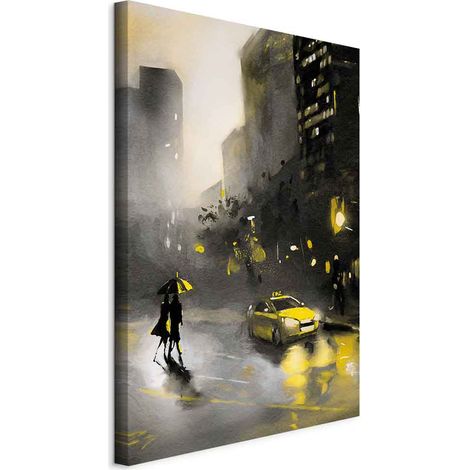 Pintura - Resplandor de la ciudad (1 parte) vertical (1/5)