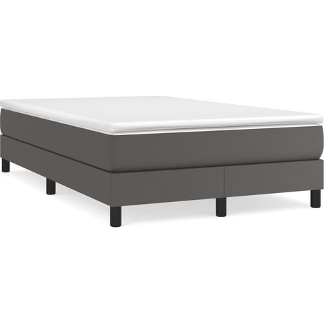 Maison Exclusive - Boxspringbett mit Matratze Grau 120x200 cm Kun