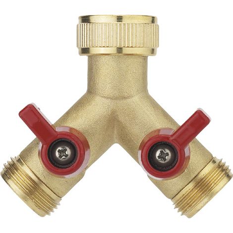 Nez sélecteur 2 circuits laiton mâle-femelle 20-27
