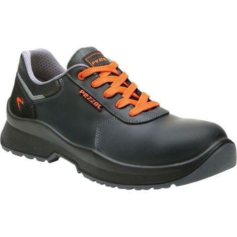 Pezzol Shelby Orange S3 SRC Sicherheitsschuhe - 45 EU - Schwarze