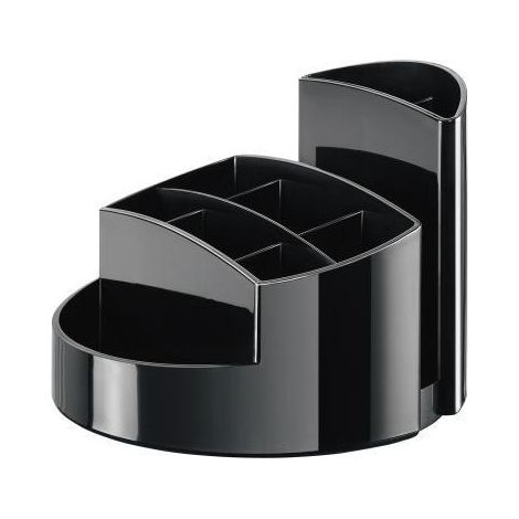 Stifteköcher RONDO 14 x 10,9 x 14 cm (B x H x T) Polystyrol schwarz (1/4)