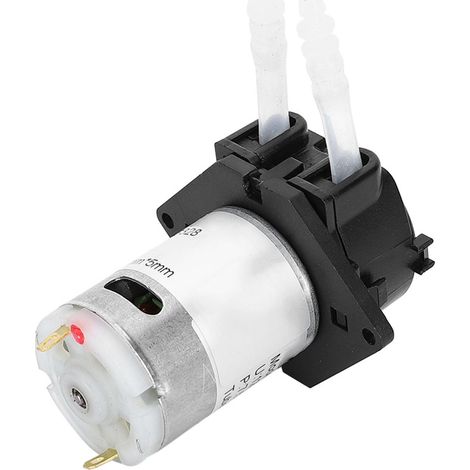 Pompe doseuse 12V 35 à tube péristaltique DIY pour analyse chimique en laboratoire d'aquarium (noir) (1/5)