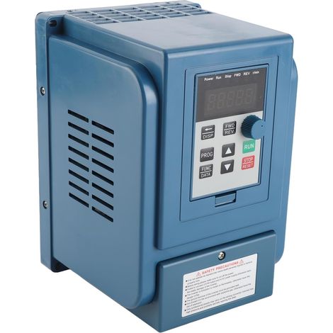 Variateur de Fréquence VFD 4KW 380V Triphasé, Contrôleur de Vitesse avec Affichage Numérique, 12A, 400Hz, pour Fraisage CNC (1/5)