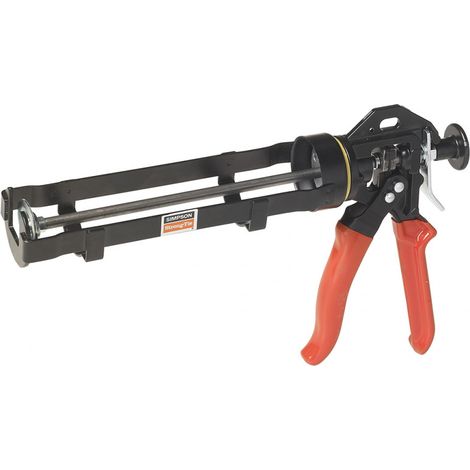Simpson Strong Tie – Pistolet extrudeur pour résine silicone – Cartouche 280/300ml – Acier – Usage professionnel pour travaux de précision