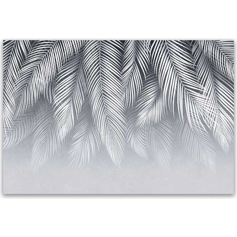 Tableau feuillage blanc graphique (1/5)