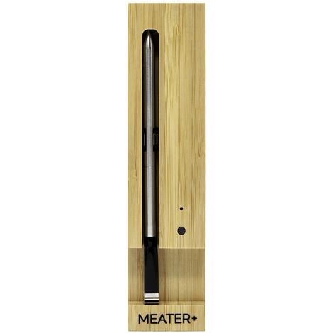 Termómetro barbacoa Meater+ bambú acero inoxidable (1/5)
