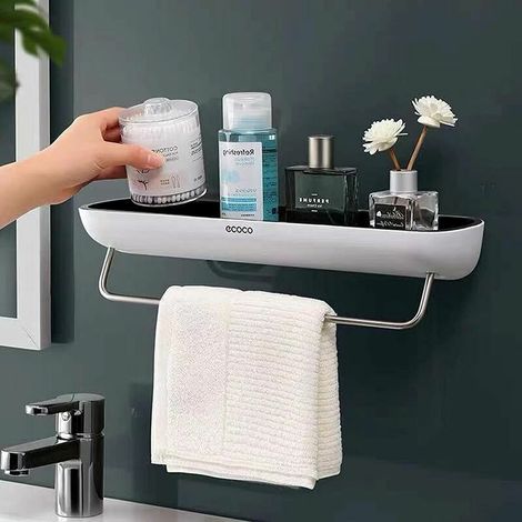 de Douche, Etagere Salle de Bain sans Percage, Antirouille Porte Savon Douche, Espace en Aluminium Rangement Douche, serviteur de Douche (1/5)