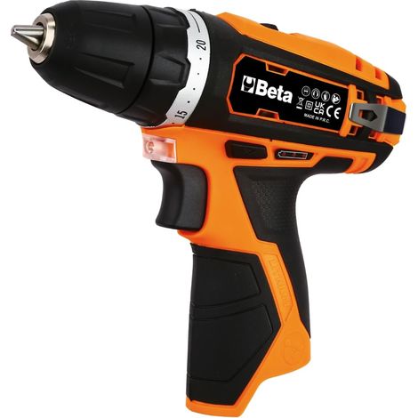 Perceuse-visseuse ultra-compacte 12V, corps seul, 30 Nm, mandrin 10 mm, LED intégrée, double vitesse, poignée ergonomique (1/4)