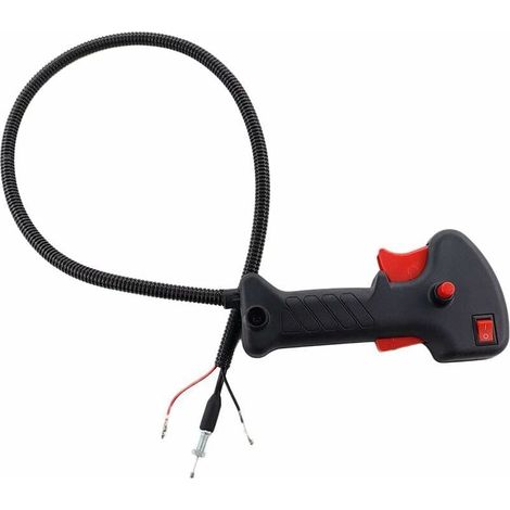 Reemo Poignée d'accélérateur pour débroussailleuse Dolmar MS27U, Matrix BMS 900-4, Demon RQ580 (1/4)