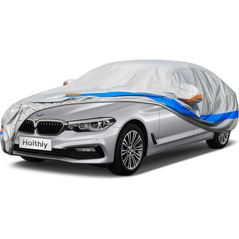 Bâche de voiture imperméable et respirante, protection UV, poussière, pluie, soleil, taille 3XXL A7 (510-530 cm) (1/5)