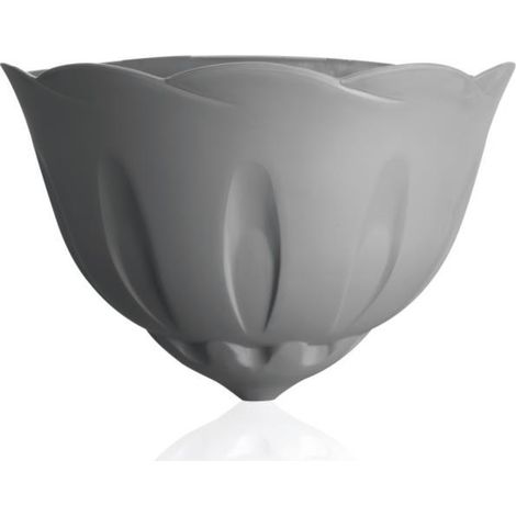 GERLA DA PARETE NATURA 29 X 15 X H20 CM IN PLASTICA COLORE GRIGIO (1/2)