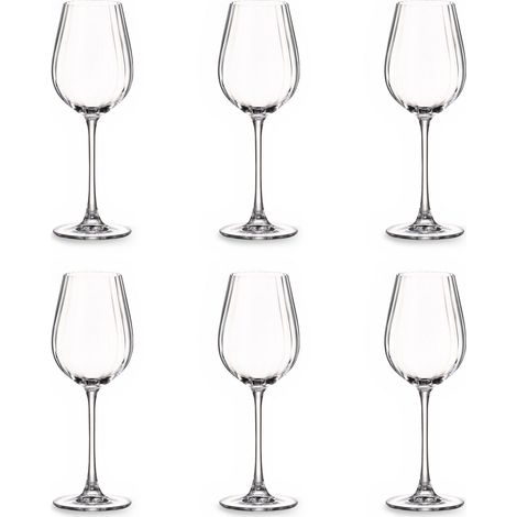 Lot de 6 verres à pied en cristallin 50cl, ASTRAL (1/4)