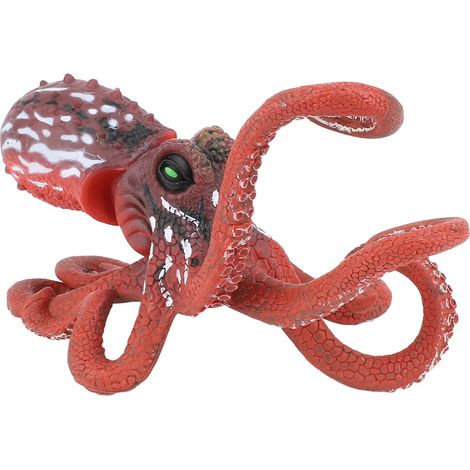 Figurine de pieuvre en PVC extra large, très réaliste, pour aquarium. Décoration pour aquarium. (1/5)