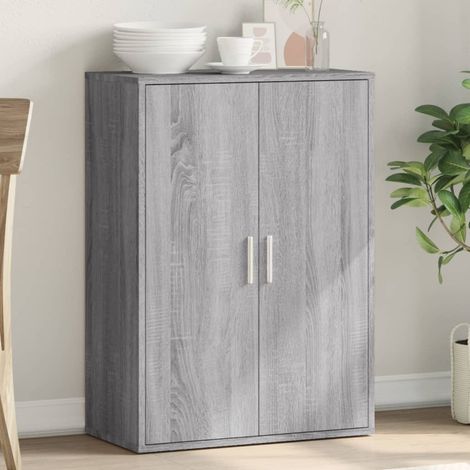vidaXL Credenza Grigio Sonoma 60x31x84 cm in Legno Multistrato (1/6)