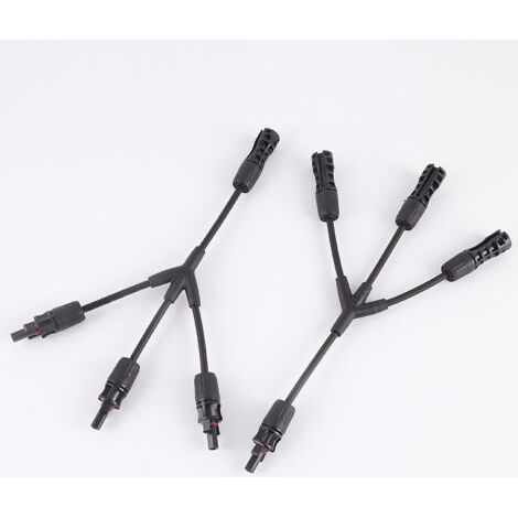HOXILEELEO - connecteur pour panneau solaire (1 à 3 branches), MC4 Durable et protecteur pour la maison (1 à 3) (1/5)