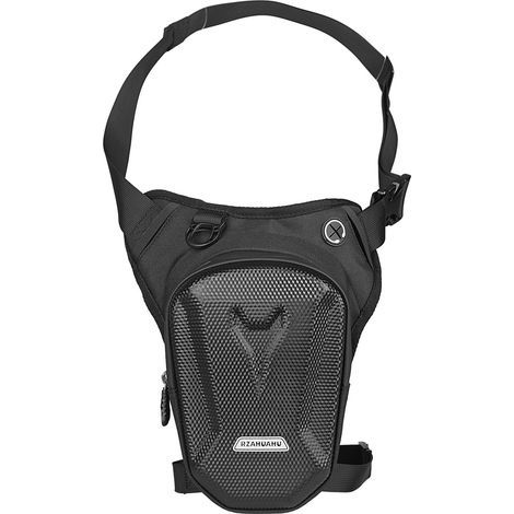 Sacoche de cuisse pour moto – Sacoche tactique multifonctionnelle pour la conduite – Durable et noire (1/5)