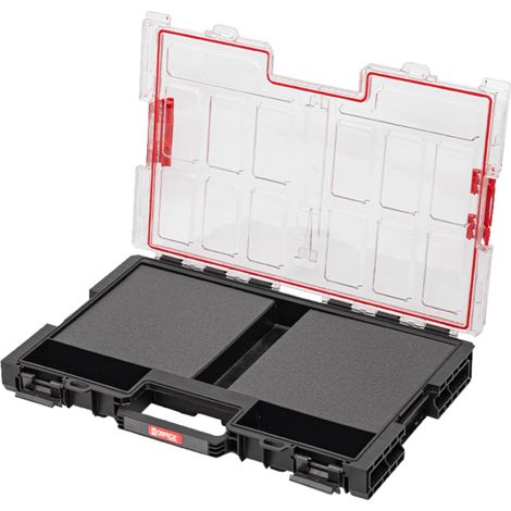 Qbrick System ONE Organiser L 2.0 MFI impilabile 531 x 379 x 77 mm 6 l IP66 con inserto in schiuma
