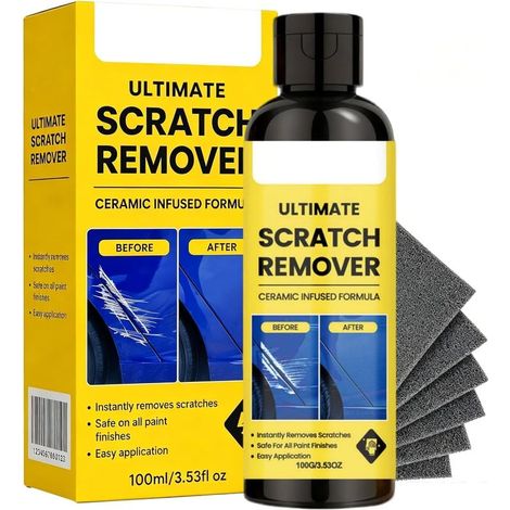 Nanopolix Scratch Remover,Nurafix Spray Anti-Rayures,Efface Rayure Voiture,Nano Polix Car Scratch Remover,Chiffon Nanopolix Efface Anti Rayure Profonde Voitures Carrosserie(1Set) (1/5)