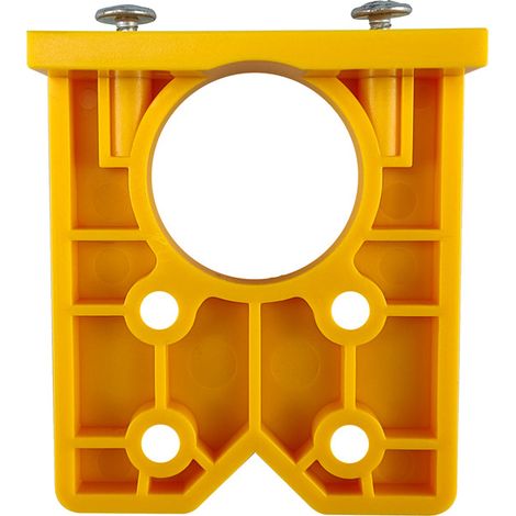Gabarit de Perçage Universel pour Charnières 35mm - Guide de Montage pour Portes et Meubles (Jaune) (1/5)