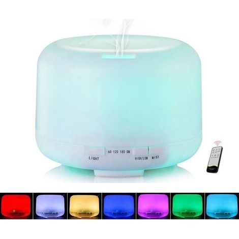 Colors LED Light Aromatherapy Humidifier, Ultrasonic Humidifier, Essential Oil Diffuser with Remote Control MUMU (1/4)