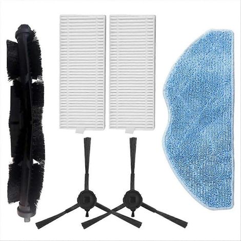 Zubehörset für X-PLORER Saugroboter – Ersatzteile, Wartungsset, kompatibel mit automatischer Reinigung, Komplettpaket für Wischmopp und Bürsten, ideal für Hartböden und Teppiche. (1/5)