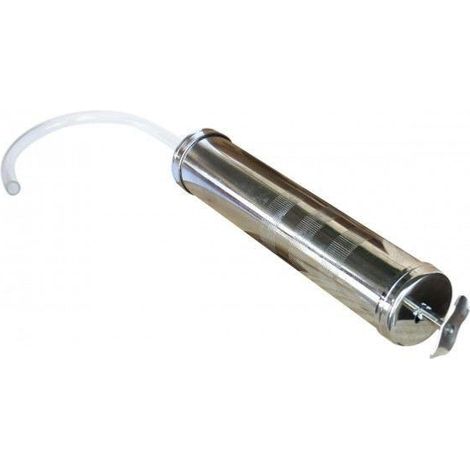 Seringue à huile en acier zingué 500ml – Tuyau flexible inclus – Pour travaux de mécanique et d'entretien – Automaster