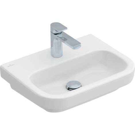Villeroy & Boch Architectura Handwaschbecken, eckig, Hahnloch (1/5)