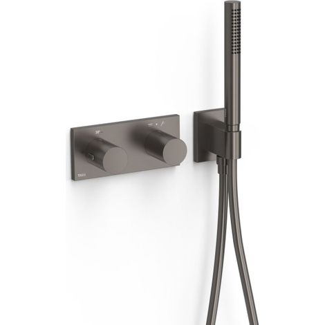 Robinet thermostatique encastré à 2 voies B-system Graphite - TRES 30735201GR