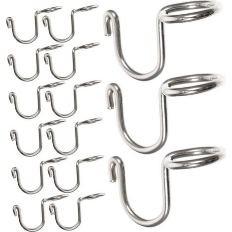 Bardusch 15pièces Extenseurs Acier Hangers Connecteurs Pour Économiser De Espace Garde-robes Pour Organiser Vêtements Et Accessoires (1/5)