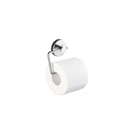 ZOLGINAH Toilettenpapierhalter, Vakuummontage ohne Bohren, repositionierbar, Chrom - Crezuo