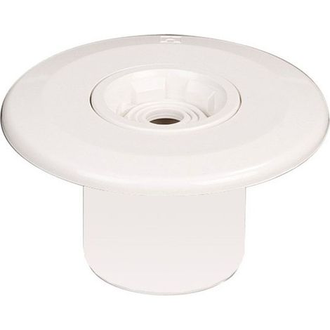 Lancia multiflusso con attacco per colla, colore bianco.