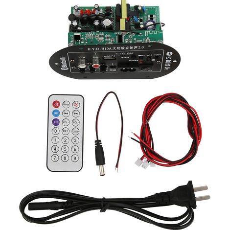 Module Amplificateur Audio Voiture Double Canal Intégré Bluetooth 30-150W (Prise CN 220V) (1/5)