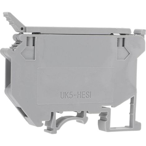 Borne de raccordement électrique 50 pièces, rail DIN 4mm², 6.3A 800V, bornier de terre ignifuge, connexion filaire robuste (1/5)