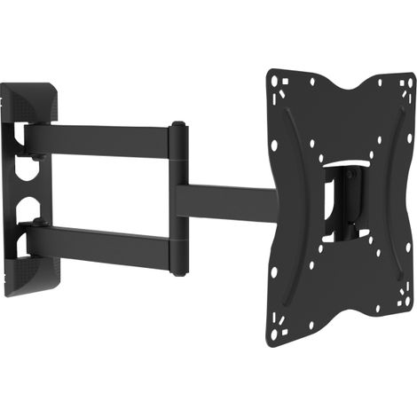Support mural pour téléviseur Cabletech, réglage vertical/horizontal de 13 à 42 pouces, charge maximale de 30 kg. (1/2)