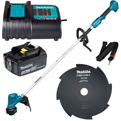 Makita DUR194ZX3 LXT 18v Cordless Line Trimmer Strimmer Brushcutter Blade 1x3ah (1/5)