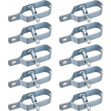 Tensor de cable de acero de 10 piezas, tensor de cerca, tensor de alambre de púas, juego de conexión de tensor de cable para alambre de tensión (1/5)