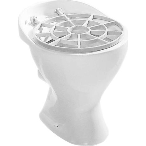 Jika Mira - vertedero alto, 43x50 cm, desagüe trasero, blanco H8510460000001 (1/3)