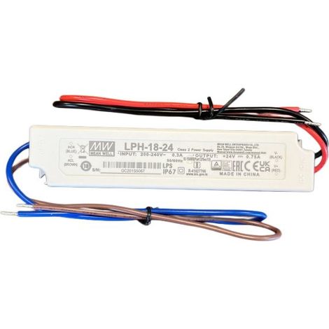 MeanWell LPH-18-24 Alimentatore 18W 24V 0,75A IP67 (1/3)