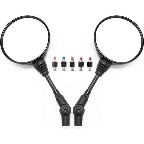 Specchietto retrovisore rotondo per moto con 5 viti per XR150L 2023-2024, accessori per specchietti retrovisori modificati per moto. (1/2)