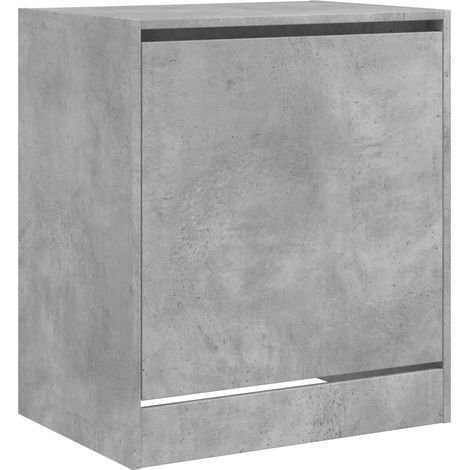 Scarpiera mobiletto portascarpe mobile per ingresso/corridoio/soggiorno 60 x 42 x 69 cm legno ingegnerizzato grigio 020021839