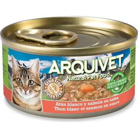 Arquivet Katzenfutter mit Thunfisch- und Lachsgeschmack, 80 g