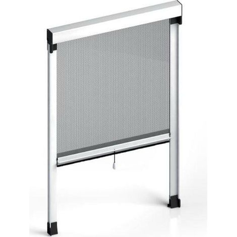zanzariera avvolgibile verticale 100x160 cm - bronzo