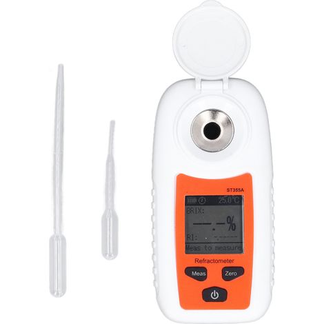 Handheld Sugar Meter High Accuracy Portable 0‑55% Testing Range Fruit Juice Sweetness Tester (1/5)