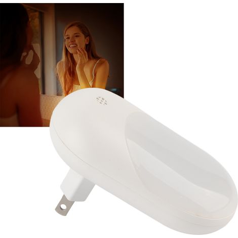 Veilleuse à brancher RGB avec télécommande, 16 couleurs, lumière d'ambiance intelligente pour chambre, table de chevet, miroir de maquillage, salle de bain, veilleuse à capteur (norme américaine)