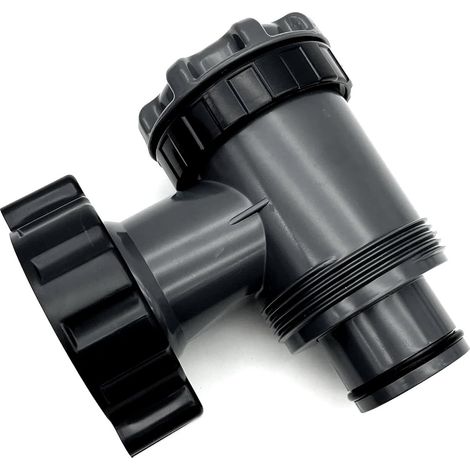Pool Filter Pump Piston Valve for 1.5" Hose or 2.2" Hose Adapter, Piston Pool Threaded Hose Connector, On/Off Valve, Pool Accessories (1/5)