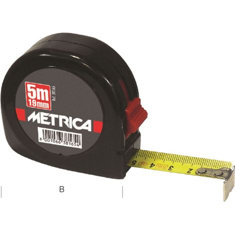 cinta métrica metrica 38162 ABS tope 2 m