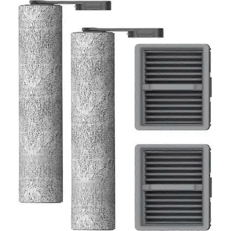 Lot de 4 filtres pour brosse rotative compatibles avec l'aspirateur robot Tineco iFloor Y2 (nettoyage eau et poussière). (1/5)