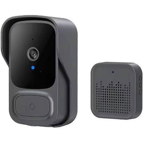 Sonnette vidéo sans fil WiFi avec interphone et vision nocturne pour la maison (1/5)